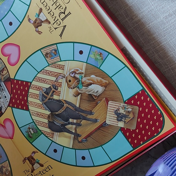 The Velveteen Rabbit Board Game Rose Art Vintage 1994 - Picture 8 of 13